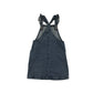 George dungaree dress 5-6 years light blue frill detailed denim cotton