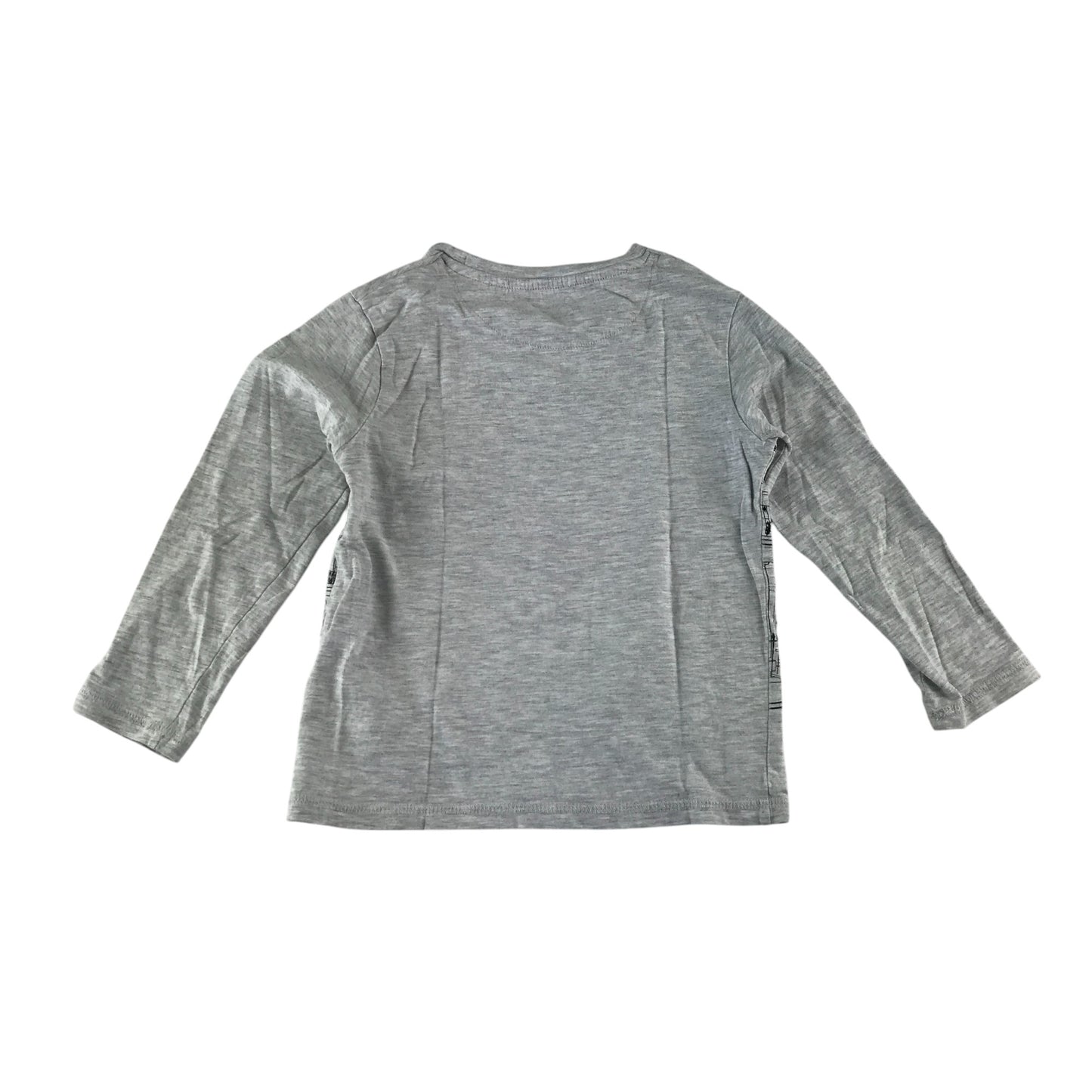M&S t-shirt 4-5 years grey Paddington bear design print