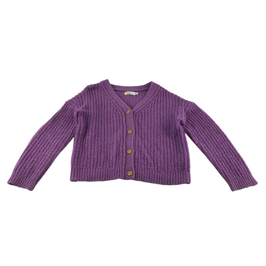 Boden cardigan 9-10 years lilac v-neck style knitwear