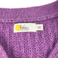 Boden cardigan 9-10 years lilac v-neck style knitwear