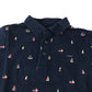 Mayoral polo 5-6 years navy sail boat print design cotton