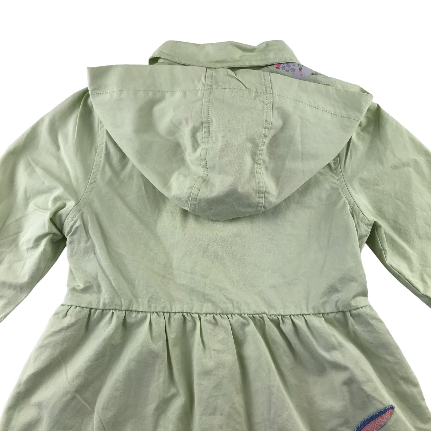 Next Light Jacket 6-7 years light green animal patches