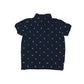 Mayoral polo 5-6 years navy sail boat print design cotton