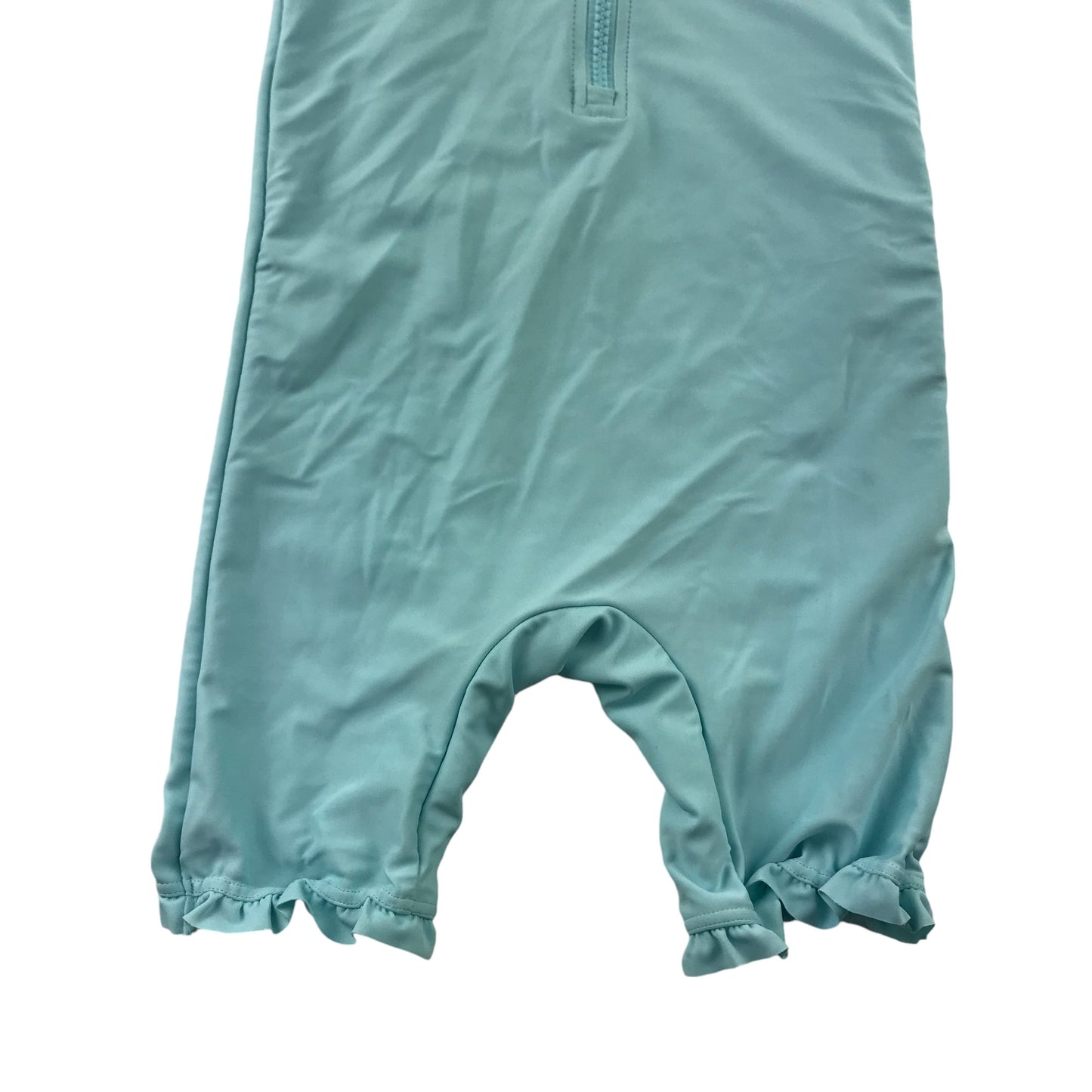 Next swimsuit onesie 4-5 Years Blue Unicorn Graphic Frilled Arms and Legs