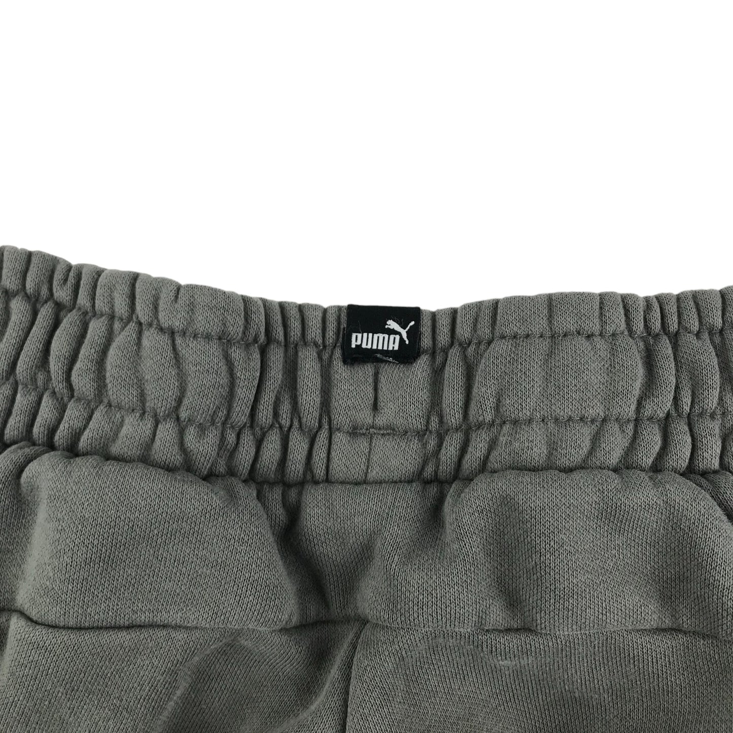 Puma Joggers Age 7 Grey Plain Logo