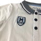 Mitch&Son polo 5-6 years white with logos