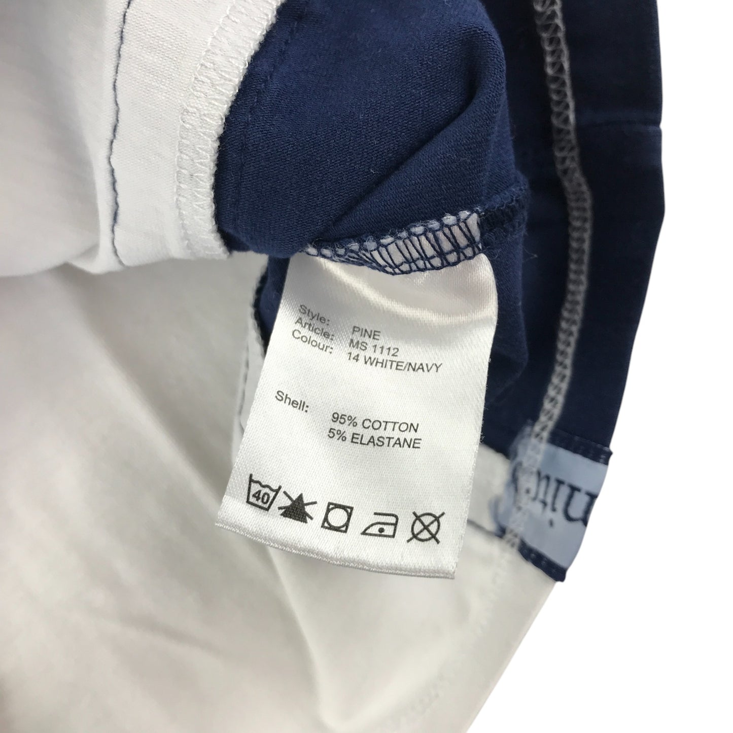 Mitch&Son polo 5-6 years white with logos