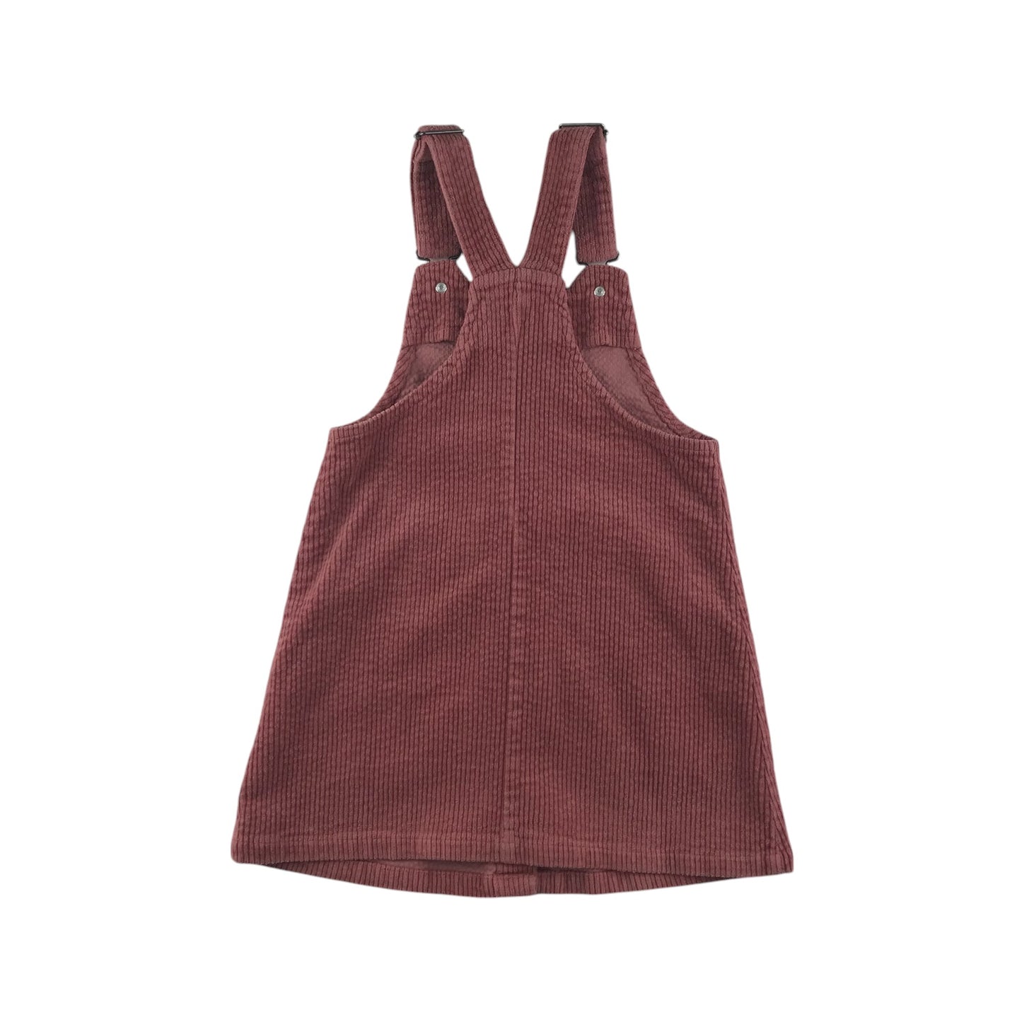 Next dungaree dress 5-6 years dusty pink corduroy