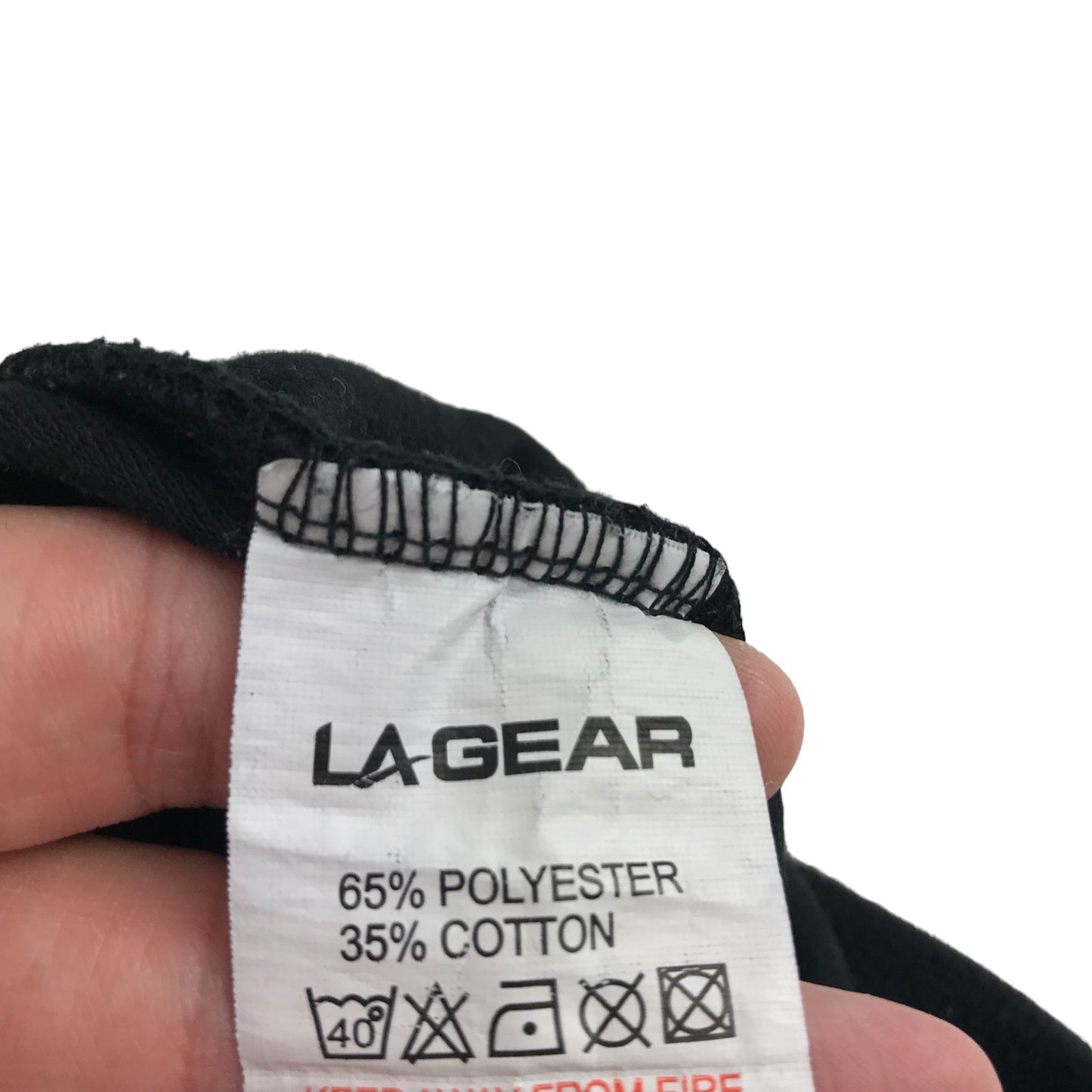 LA Gear Joggers Age 7 Black Flared