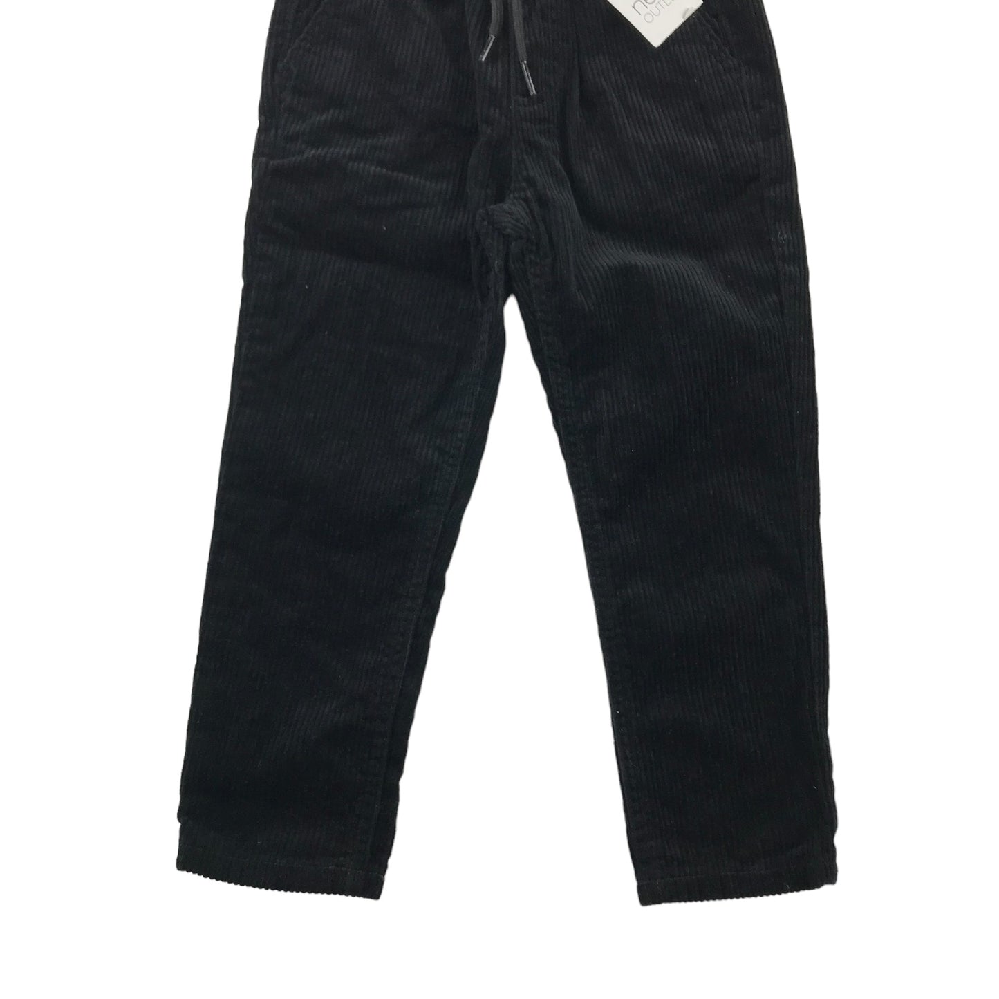 Next Trousers Age 4 Black Corduroy Cotton