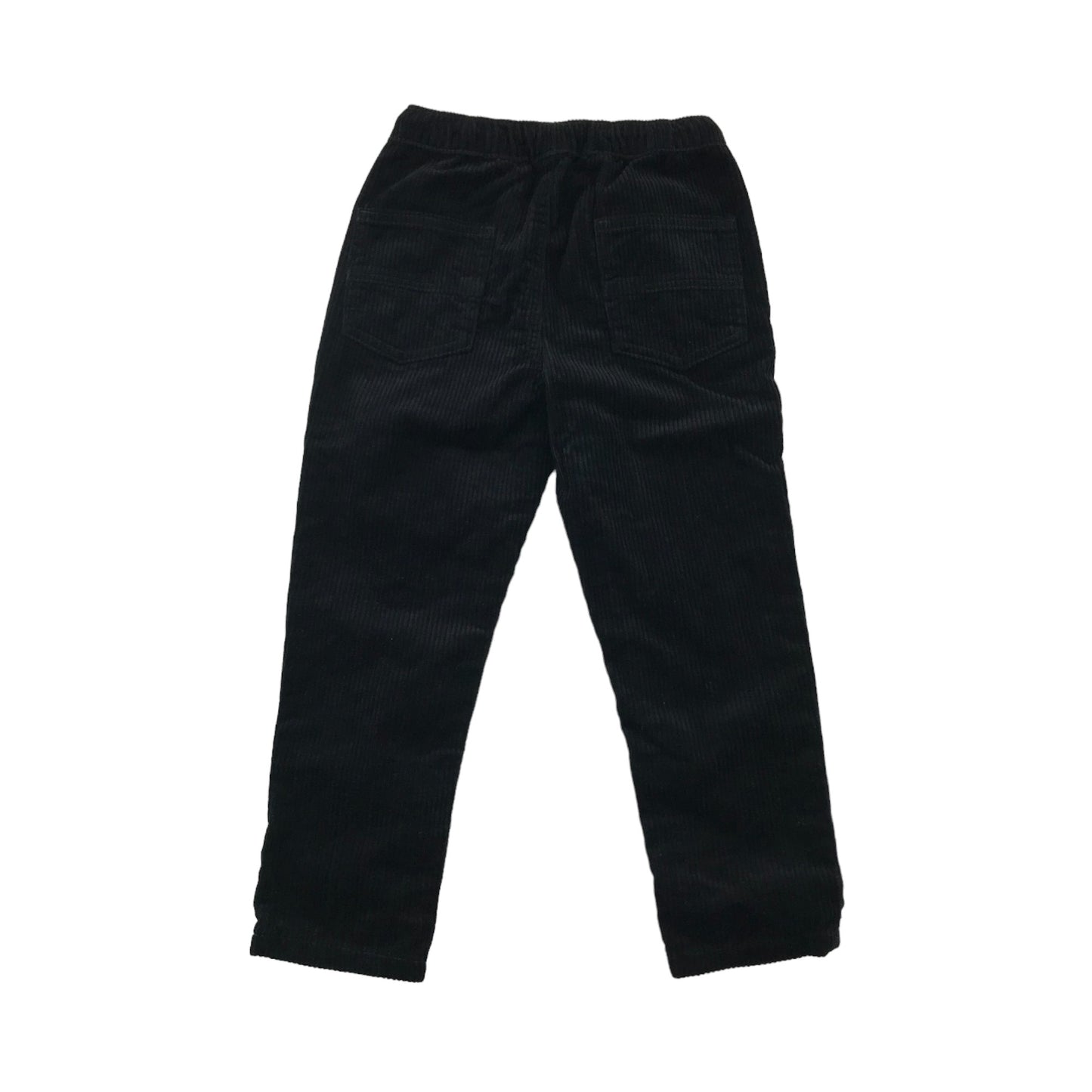 Next Trousers Age 4 Black Corduroy Cotton