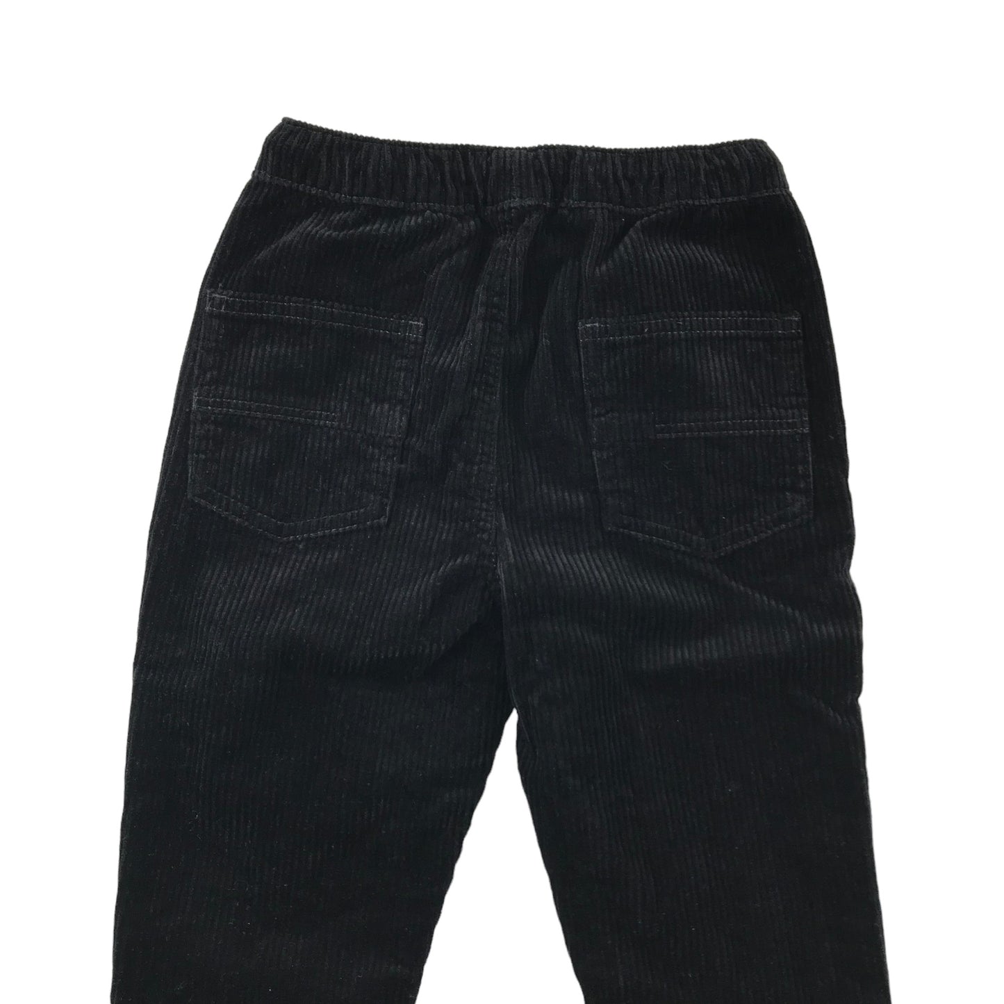 Next Trousers Age 4 Black Corduroy Cotton