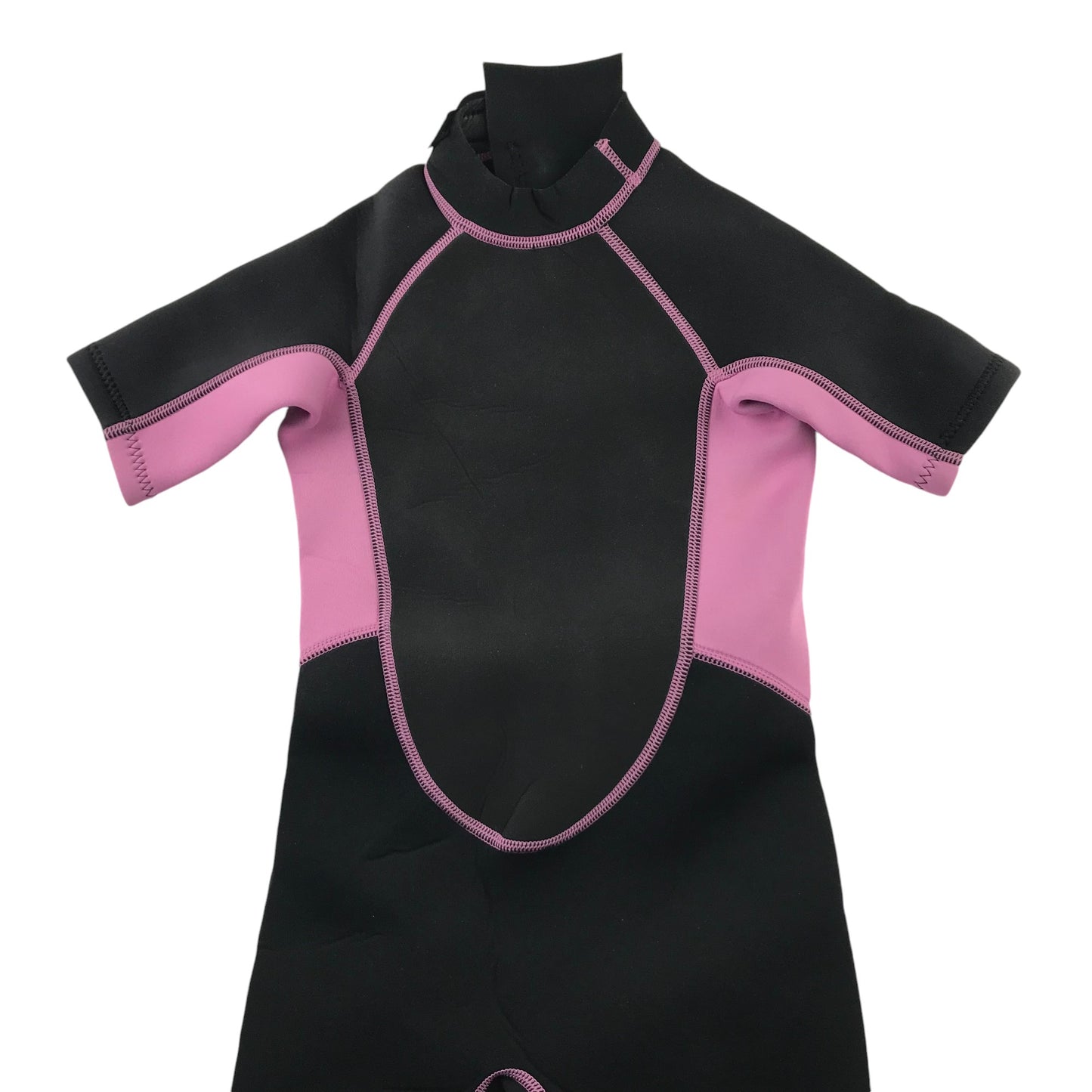 Crane Wetsuit 5-6 Years Black with Pink Details