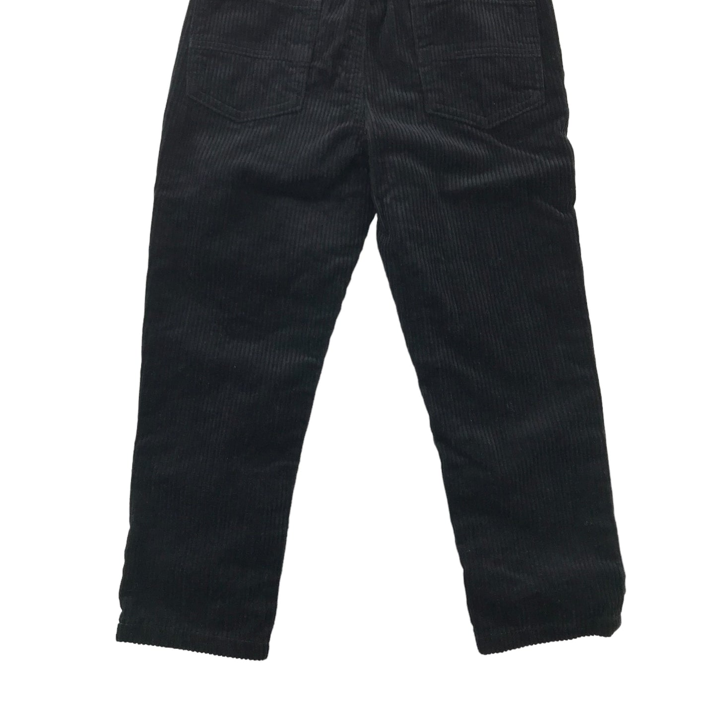 Next Trousers Age 4 Black Corduroy Cotton