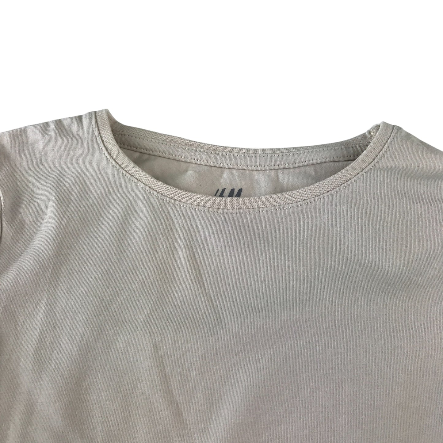 H&M t-shirt bundle 5-6 years long sleeve light blue and cream colours