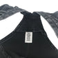 H&M dungaree dress 9-10 years black stretchy denim