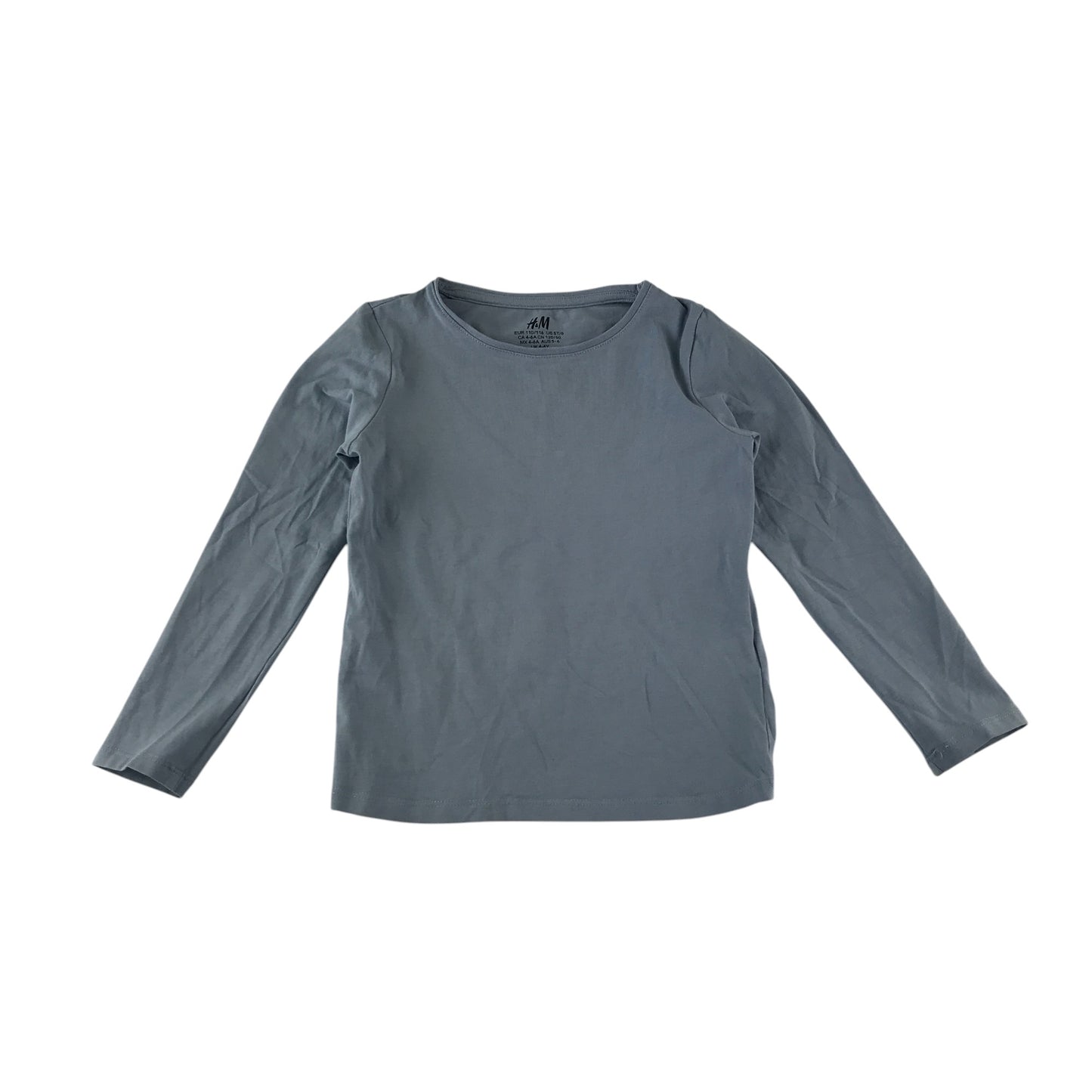 H&M t-shirt bundle 5-6 years long sleeve light blue and cream colours