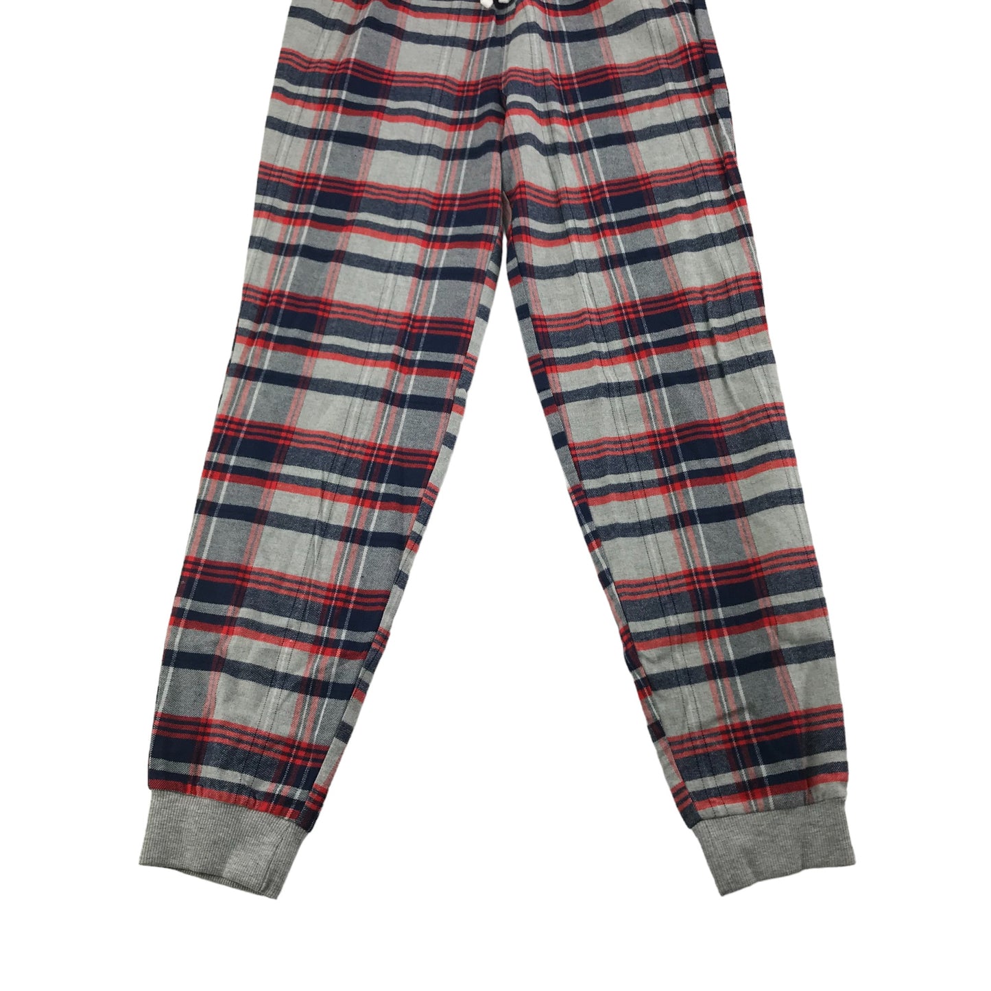 Next Pyjama Set Age 11 Red and Navy Short Sleeve Check Pattern