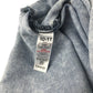 George dungaree shorts 10-11 years light blue denim cotton