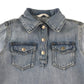 M&S denim dress 6-7 years blue long sleeve cotton