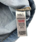 M&S denim dress 6-7 years blue long sleeve cotton