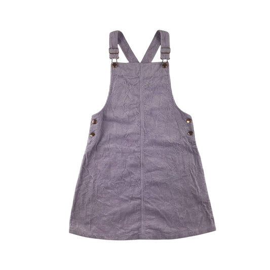 M&S dungaree dress 11-12 years lilac corduroy cotton