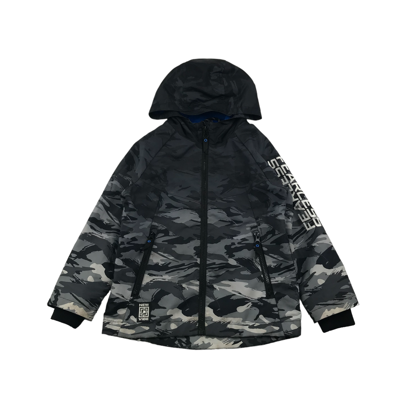 F&F Grey Tone Camo Light Jacket Age 5