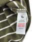 Tu long sleeve t-shirt 4-5 years years olive green striped cotton