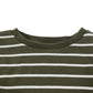 Tu long sleeve t-shirt 4-5 years years olive green striped cotton