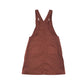 H&M dungaree dress 11-12 years burnt orange stretchy denim style