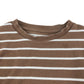Tu long sleeve t-shirt 4-5 years years brown and white stripes cotton
