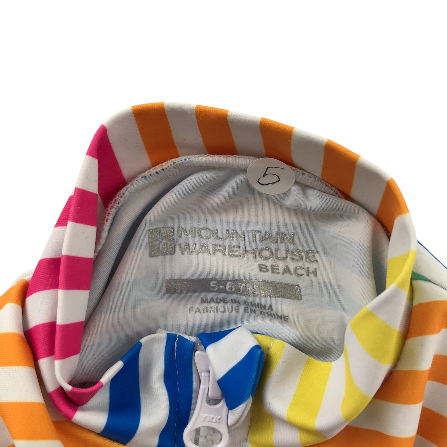 Mountain Warehouse Swim One-piece 5-6 Years Multicoloured Stripy