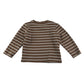 Tu long sleeve t-shirt 4-5 years years brown and white stripes cotton