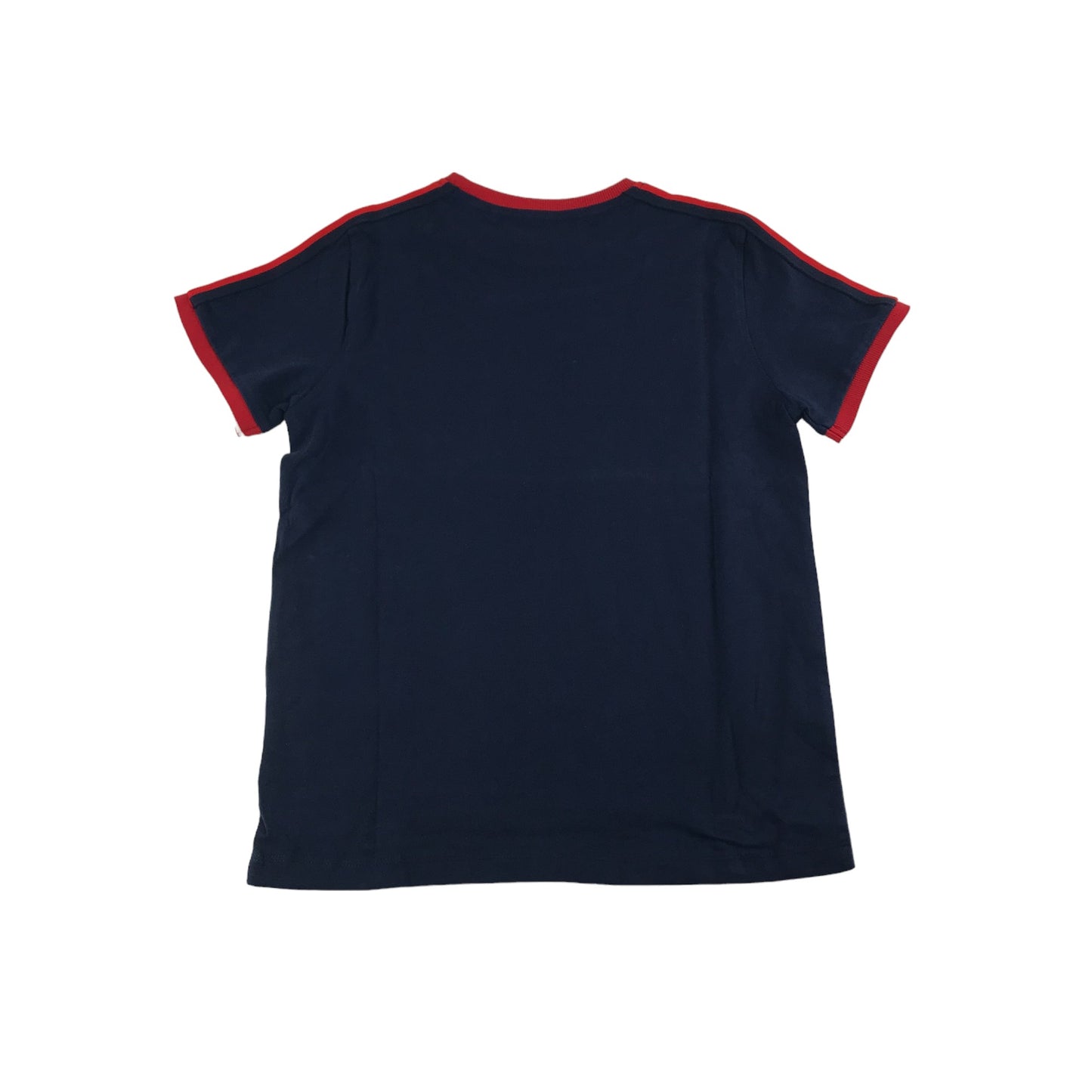 Next Pyjama Set Age 11 Navy and Red Short Sleeve Check Pattern