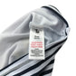 Tu Swimsuit 2 Piece 7-8 Years Black and White Stripy Top with Yellow Ruffled Sun and Bottoms