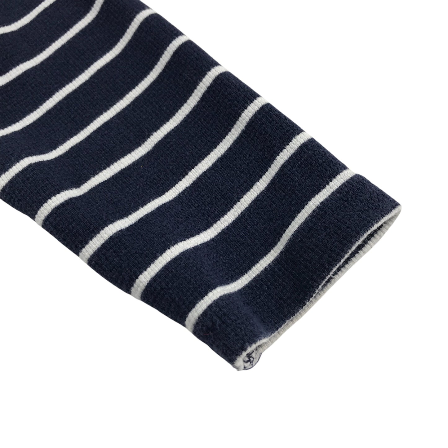 Tu long sleeve t-shirt 4-5 years years navy and white stripes cotton
