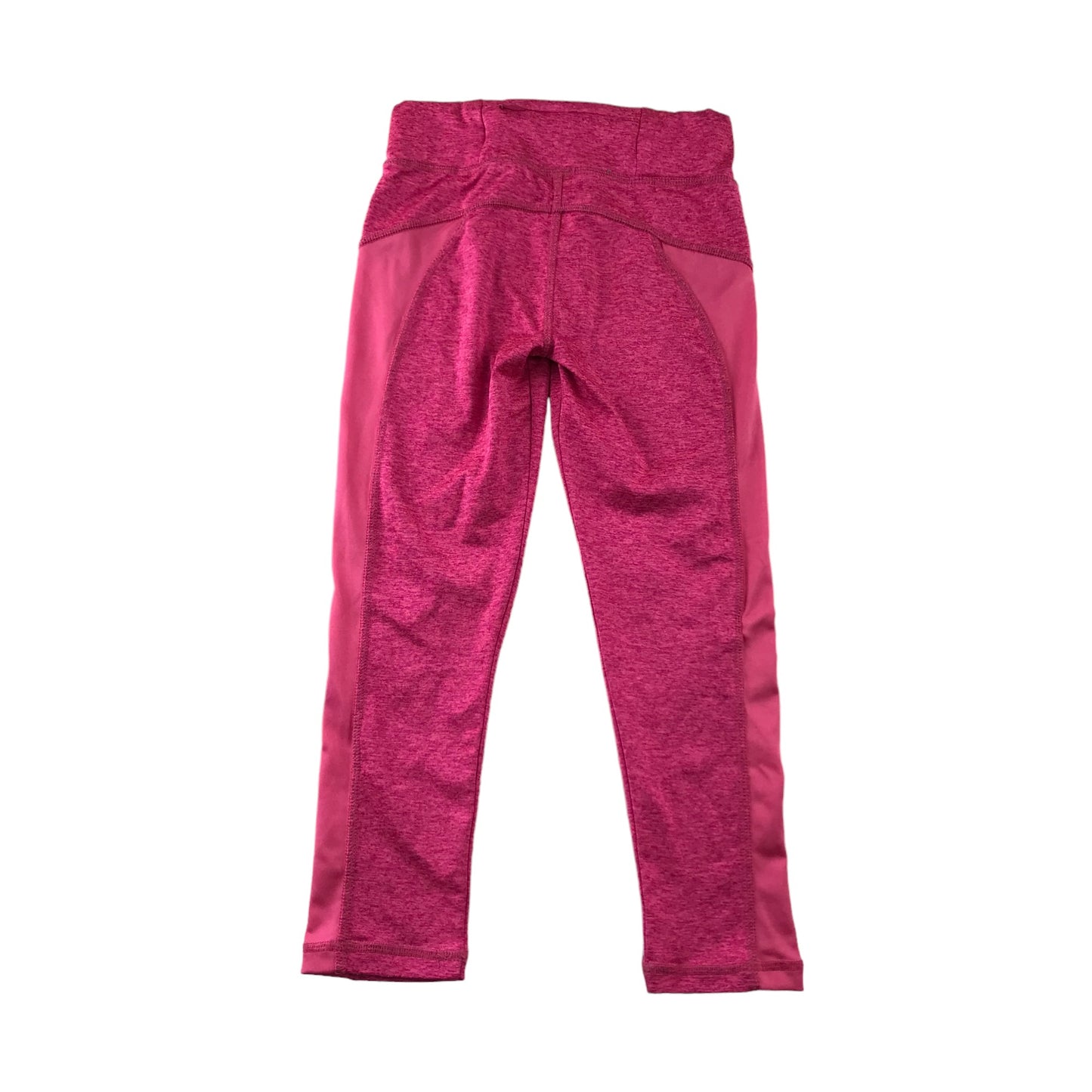 John Lewis Sport Leggings Age 6 Pink Texture Print