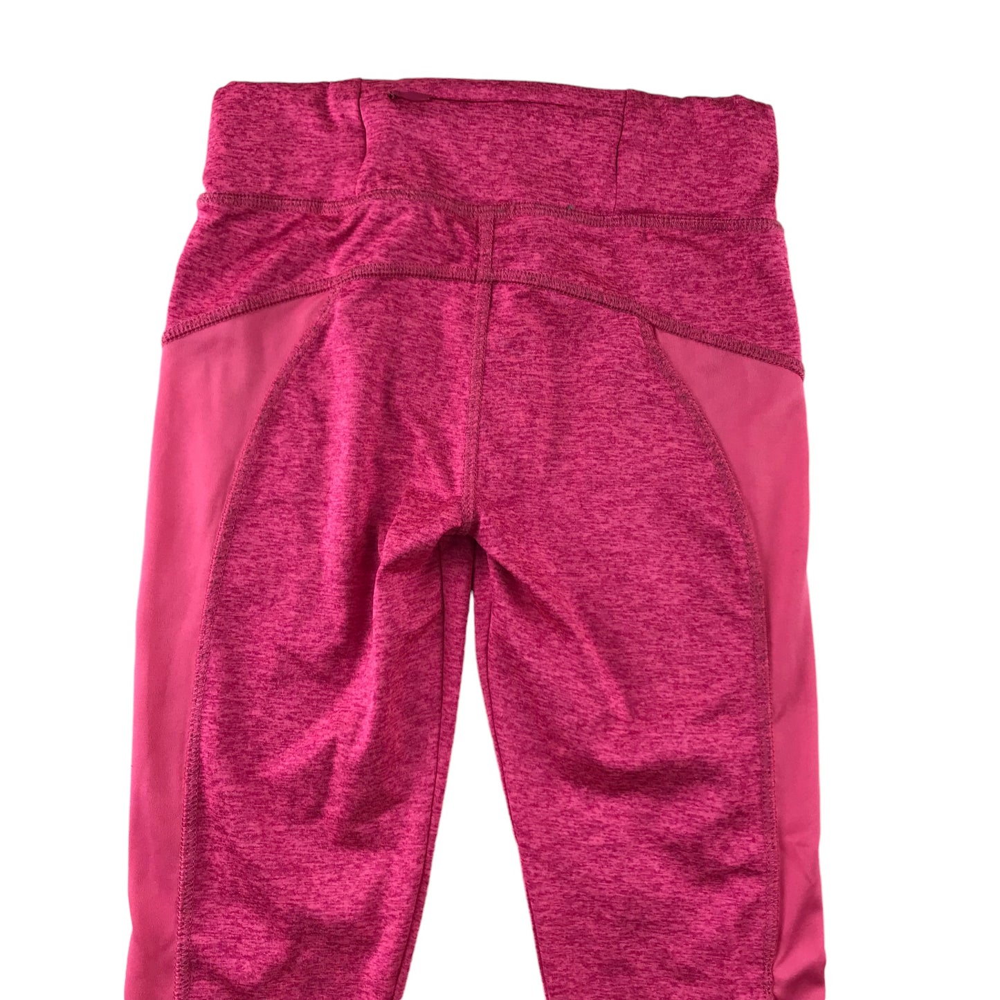 John Lewis Sport Leggings Age 6 Pink Texture Print