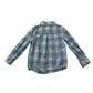 Andy & Evan Shirt 4-5 Years Blue and Green Checked Cotton