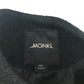 Monki coat adult size XXS black light long over coat wool mix