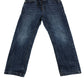 Next jeans 5-6 years dark blue elasticated waist straight leg