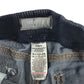 Next jeans 5-6 years dark blue elasticated waist straight leg