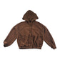 Shein jacket adult size S brown cropped corduroy