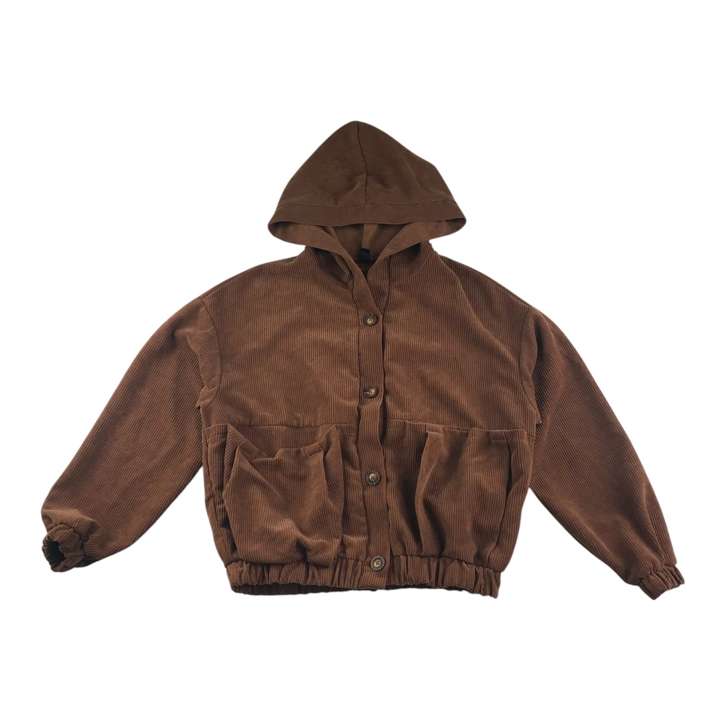 Shein jacket adult size S brown cropped corduroy