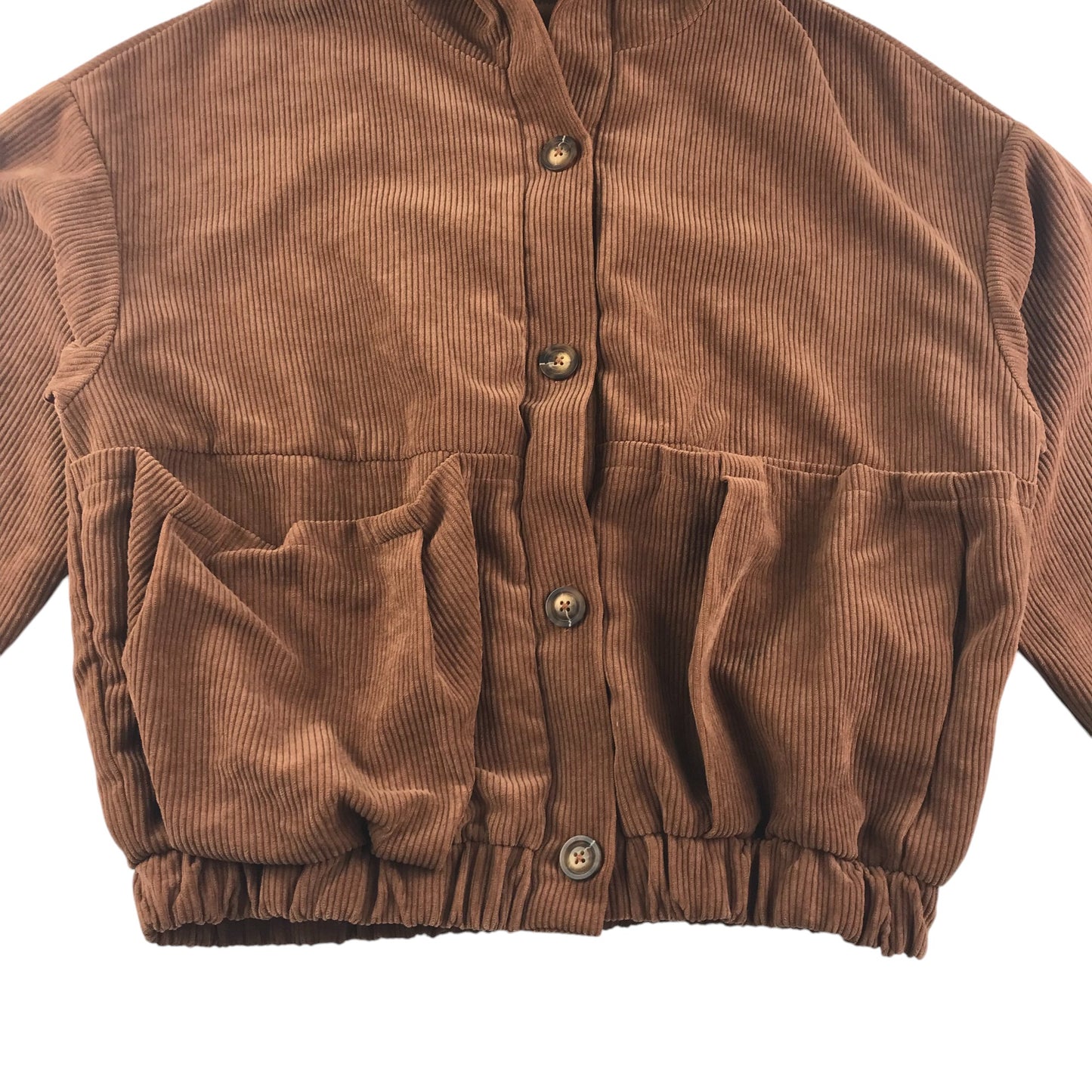 Shein jacket adult size S brown cropped corduroy