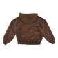 Shein jacket adult size S brown cropped corduroy