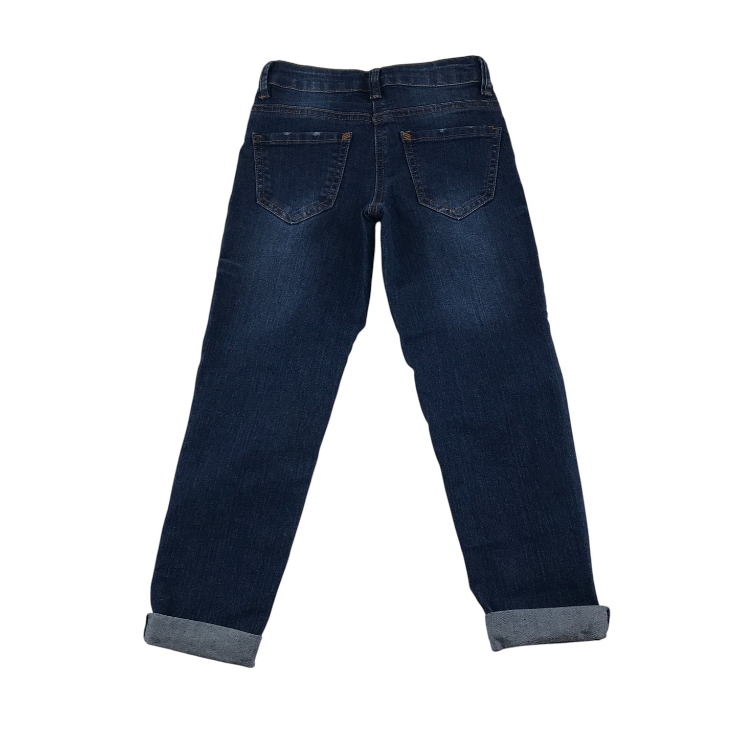 George jeans 5-6 years dark blue distressed straight leg