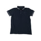 Next polo shirt 6-7 years navy with striped collar cotton