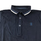 Next polo shirt 6-7 years navy with striped collar cotton