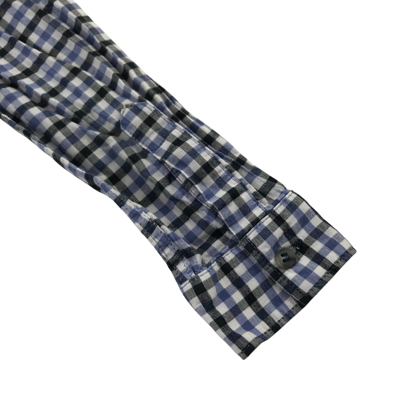 Next Shirt 4-5 Years navy and Blue Checked Cotton